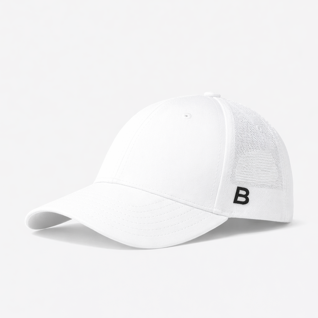 BACKLY Adventure Fit Gorra magnética — Blanca