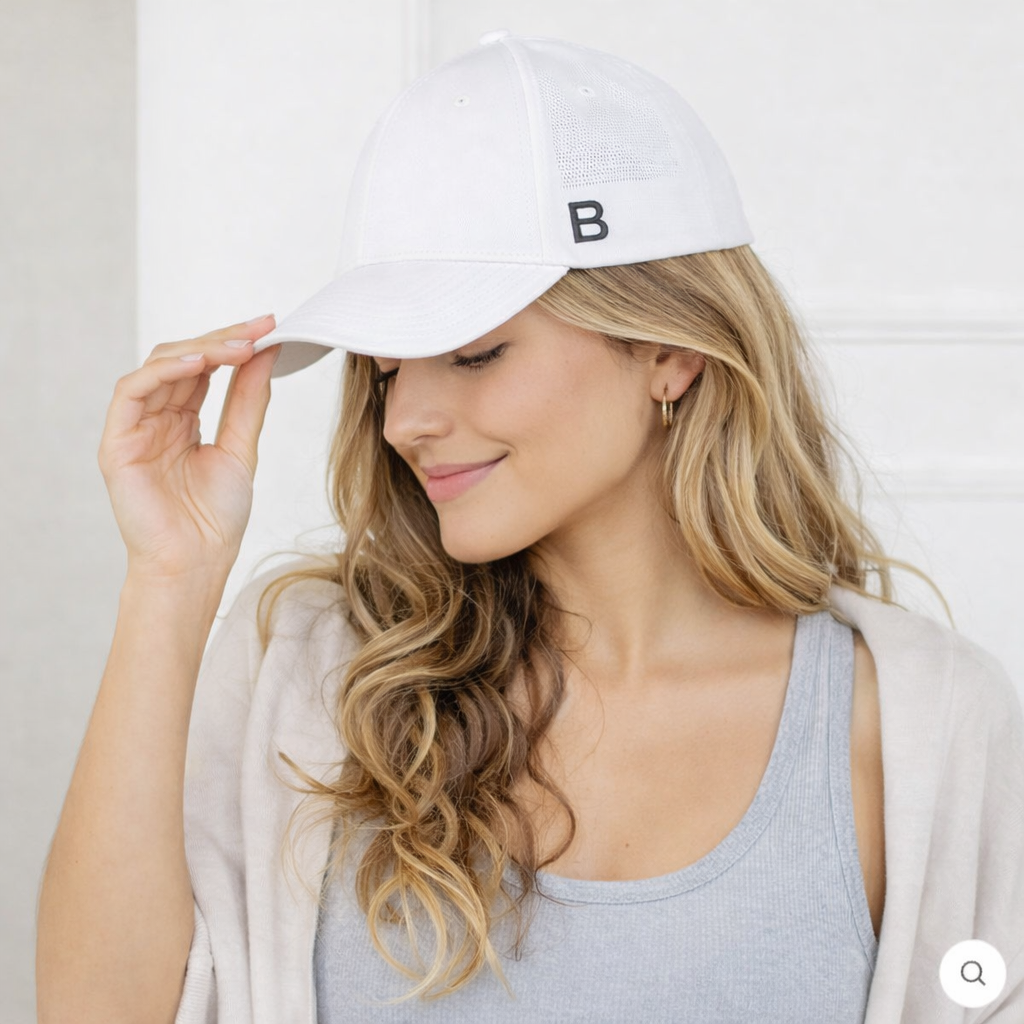 BACKLY Adventure Fit Gorra magnética — Blanca
