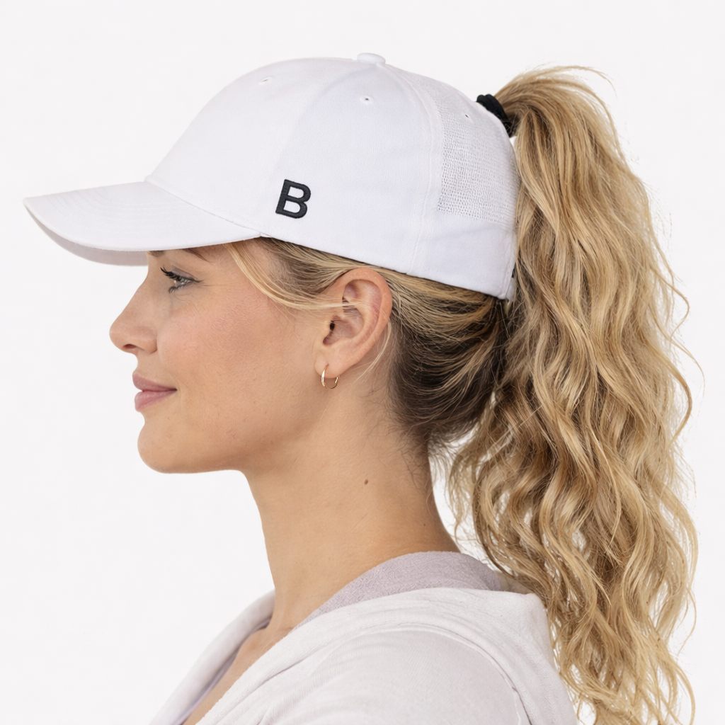 BACKLY Adventure Fit Gorra magnética — Blanca