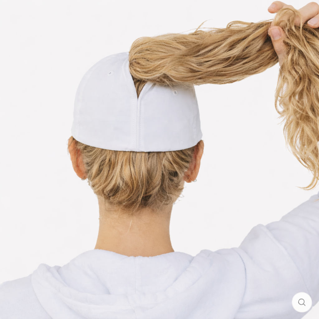 BACKLY Adventure Fit Gorra magnética — Blanca